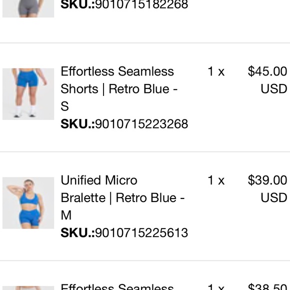 Oner Active Matching Set - Retro Blue - Picture 4 of 4